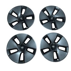 OEM TESLA MODEL 3 AERO 18" Wheel Cover - Full Set (4) - Pinwheel / Refresh Style